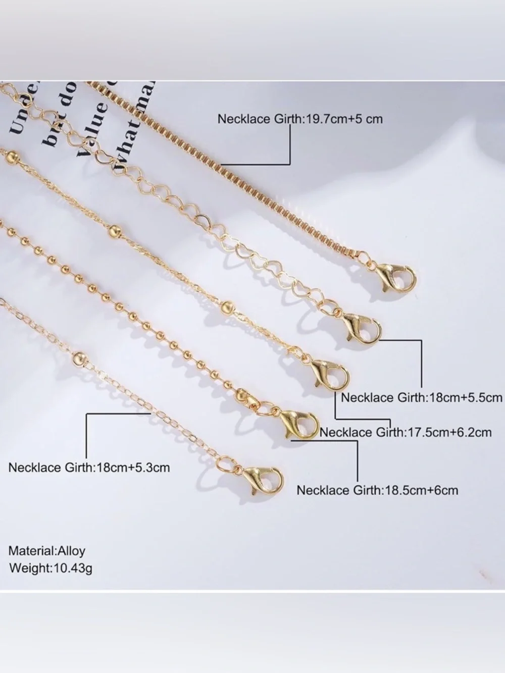 NWT~5pc 14K Gold Plated Stackable & Adjustable Bracelet Set